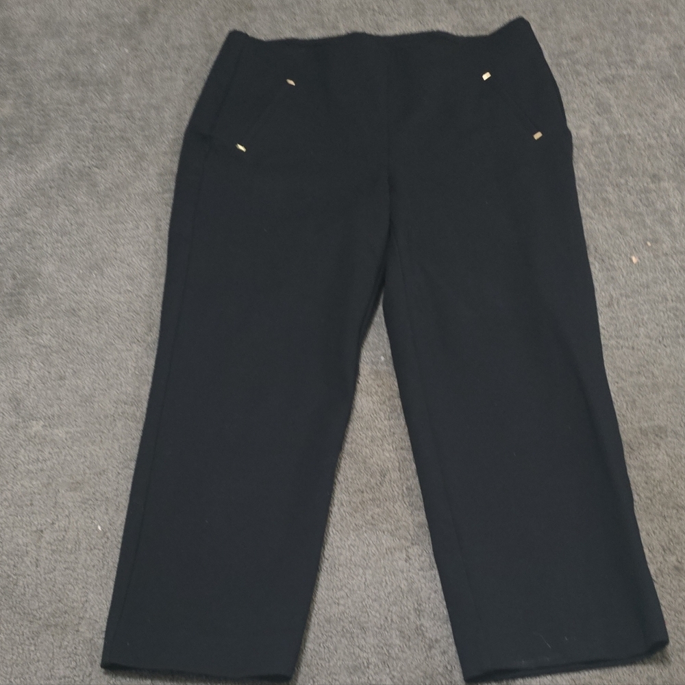 Chico's Classic Black Trousers size 10